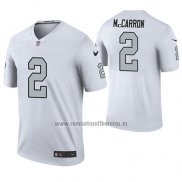 Camiseta NFL Legend Las Vegas Raiders Aj Mccarron Blanco Color Rush