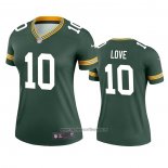 Camiseta NFL Legend Mujer Green Bay Packers Jordan Love Verde