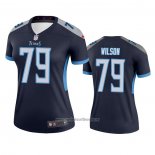 Camiseta NFL Legend Mujer Tennessee Titans Isaiah Wilson Azul