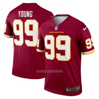 Camiseta NFL Legend Washington Commanders Chase Young Rojo