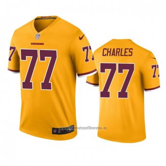 Camiseta NFL Legend Washington Commanders Saahdiq Charles Oro Color Rush