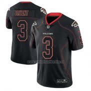 Camiseta NFL Limited Atlanta Falcons Matt Bryant Negro Color Rush 2018 Lights Out