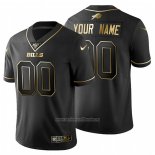 Camiseta NFL Limited Buffalo Bills Personalizada Golden Edition Negro
