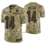 Camiseta NFL Limited Cincinnati Bengals Andy Dalton 2018 Salute To Service Camuflaje