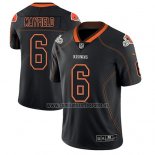 Camiseta NFL Limited Cleveland Browns Baker Mayfield Negro Color Rush 2018 Lights Out