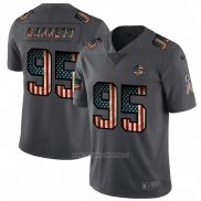 Camiseta NFL Limited Cleveland Browns Garrett Retro Flag Negro