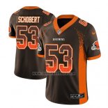 Camiseta NFL Limited Cleveland Browns Joe Schobert Marron 2018 Rush Drift Fashion