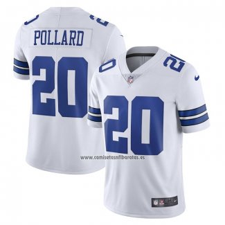 Camiseta NFL Limited Dallas Cowboys Tony Pollard 20 Vapor Blanco