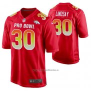 Camiseta NFL Limited Denver Broncos Phillip Lindsay 2019 Pro Bowl Rojo