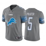 Camiseta NFL Limited Detroit Lions Prater Big Logo Gris