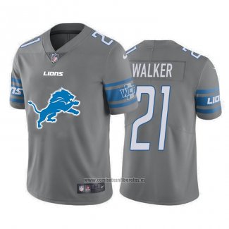 Camiseta NFL Limited Detroit Lions Walker Big Logo Gris