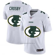 Camiseta NFL Limited Green Bay Packers Crosby Logo Dual Overlap Blanco