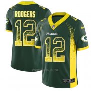 Camiseta NFL Limited Green Bay Packers Rodgers Rush Drift Fashion Verde