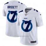 Camiseta NFL Limited Indianapolis Colts Brissett Logo Dual Overlap Blanco