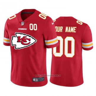 Camiseta NFL Limited Kansas City Chiefs Personalizada Big Logo Number Rojo