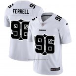 Camiseta NFL Limited Las Vegas Raiders Ferrell Logo Dual Overlap Blanco