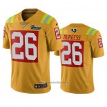 Camiseta NFL Limited Los Angeles Rams Terrell Burgess Ciudad Edition Oro