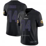 Camiseta NFL Limited Minnesota Vikings Diggs Black Impact