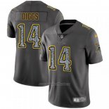 Camiseta NFL Limited Minnesota Vikings Diggs Static Fashion Gris