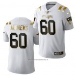 Camiseta NFL Limited New England Patriots David Andrews Golden Edition 2020 Blanco
