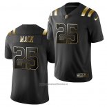 Camiseta NFL Limited New England Patriots Marlon Mack Golden Edition Negro
