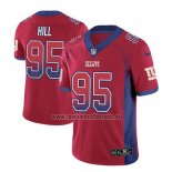 Camiseta NFL Limited New York Giants B.j. Hill Rojo 2018 Rush Drift Fashion