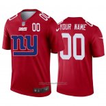 Camiseta NFL Limited New York Giants Personalizada Big Logo Number Rojo