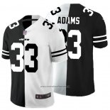 Camiseta NFL Limited New York Jets Adams Black White Split
