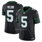 Camiseta NFL Limited New York Jets Garrett Wilson Alterno Vapor F.U.S.E. Legacy Negro