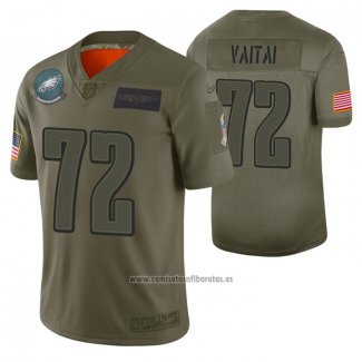 Camiseta NFL Limited Philadelphia Eagles Halapoulivaati Vaitai 2019 Salute To Service Verde