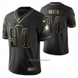 Camiseta NFL Limited Philadelphia Eagles Haloti Ngata Golden Edition Negro