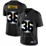 Camiseta NFL Limited Pittsburgh Steelers Bettis Logo Dual Overlap Negro
