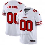 Camiseta NFL Limited San Francisco 49ers Personalizada Team Logo Fashion Blanco