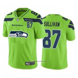 Camiseta NFL Limited Seattle Seahawks Sullivan Big Logo Number Verde