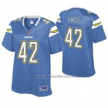 Camiseta NFL Mujer Los Angeles Chargers Uchenna Nwosu Powder Pro Line Azul