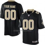 Camiseta NFL New Orleans Saints Personalizada Negro