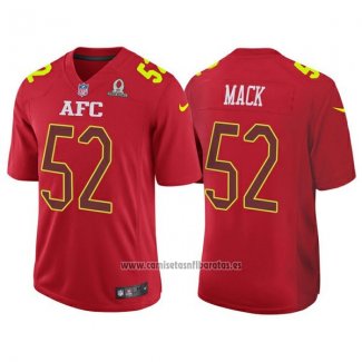 Camiseta NFL Pro Bowl AFC Mack 2017 Rojo