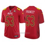 Camiseta NFL Pro Bowl AFC Pouncey 2017 Rojo