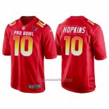 Camiseta NFL Pro Bowl Houston Texans 10 Deandre Hopkins AFC 2018 Rojo