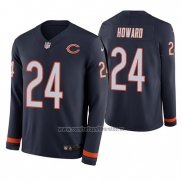 Camiseta NFL Therma Manga Larga Chicago Bears Jordan Howard Azul