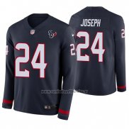 Camiseta NFL Therma Manga Larga Houston Texans Johnathan Joseph Azul