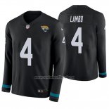 Camiseta NFL Therma Manga Larga Jacksonville Jaguars Josh Lambo Negro