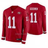 Camiseta NFL Therma Manga Larga San Francisco 49ers Marquise Goodwin Rojo