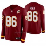 Camiseta NFL Therma Manga Larga Washington Commanders Jordan Reed Rojo