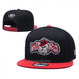 Gorra Georgia Bulldogs 9FIFTY Snapback Rojo Negro