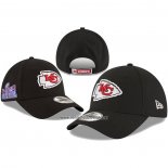 Gorra Kansas City Chiefs Adjustable Super Bowl LVIII Champions 9FORTY Negro