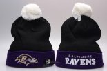 Gorro Baltimore Ravens Negro Violeta