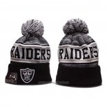 Gorro Beanie Las Vegas Raiders Negro Gris Blanco