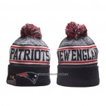 Gorro Beanie New England Patriots Sideline Negro Gris