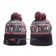 Gorro Beanie New England Patriots Sideline Negro Gris